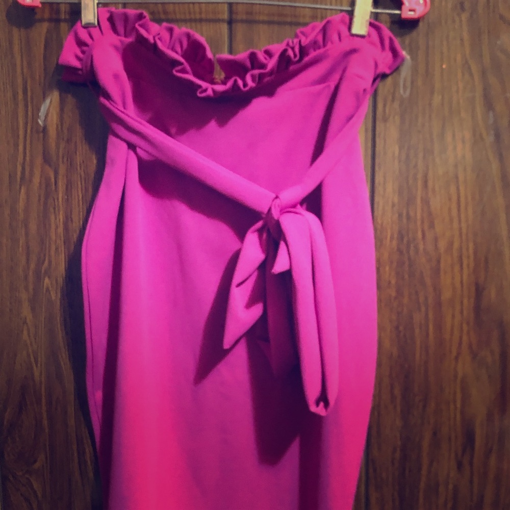 Pink Pencil Skirt